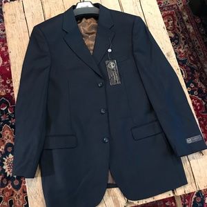 Caravelli Classic Navy 3-button blazer NWT